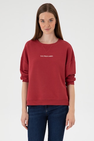 U.s. Polo Assn. Kadın Vişne Sweatshirt 50313562-vr223 Vişne