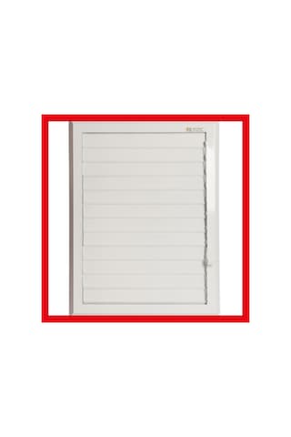 Ecovent Beyaz Alüminyum Menfez, Panjur Banyo Ve Wc Havalandırma (15077442)