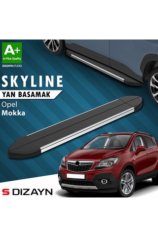 S-dizayn Opel Mokka Skyline Krom Yan Basamak 163 Cm 2012-2019 A+ Kalite