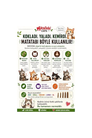 Tr Tüylü Çubuk Doğal Çiğneme Çubuğu, Tüylü Kedi Oyuncağı 2'li Kedi Otu/nanesi Değildir