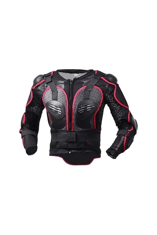 Yingfu Ghost Racing F060 Motosiklet Binme Dişli Göğüs Koruyucu Dirsek Ped Düşme Koruma Zırh Elbisesi L Kırmızı Siyah L