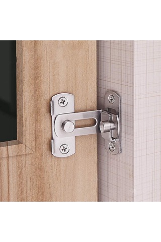 90 Derece Dik Açı Paslanmaz Çelik Kapı Kilidi, Güvenlik Kapı Kilidi, 4 İnç Kapı Kilidi