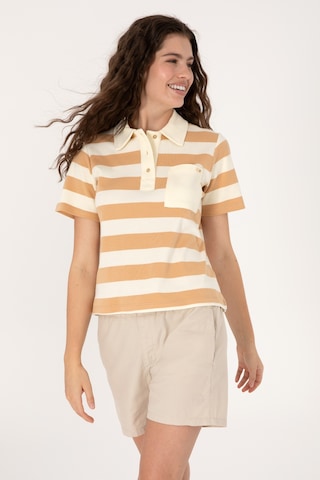 U.S. Polo Assn. Kadın Camel Cepli Polo Yaka Tişört 50306713-VR015
