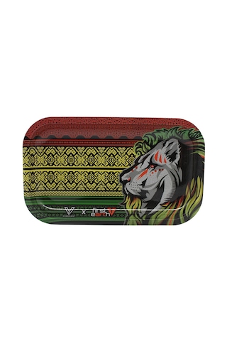 Büyük Metal Tepsi Leon Mavi