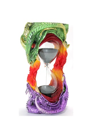 10 Adet Kum Saati Polyester Dragon Tasarımlı Dekoratif Zamanlayıcı, Masaüstü Kullanım, Sand Timer, Hourglass Diğer