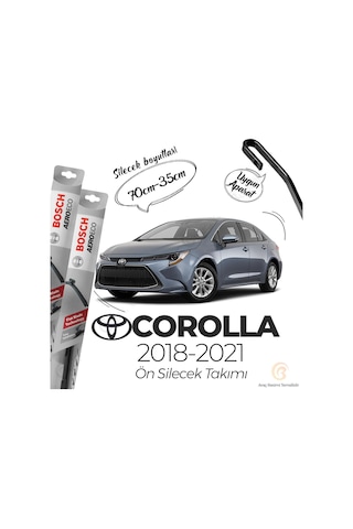 Toyota Corolla Uyumlu Muz Silecek Takımı 2018-2021 Bosch Aeroeco