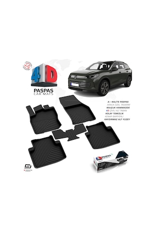 Vw Tiguan 3 4d Havuzlu Paspas 2024 Üzeri A+ Kalite