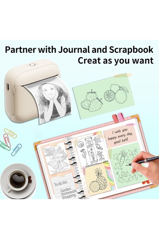 X6 Taşınabilir Mini El Etiket Yazıcısı Termal Baskı Bluetooth Etiket Makinesi Mor