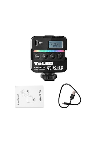 Yongnuo YN60 RGB LED Taşınabilir Mini Cep Video Işığı
