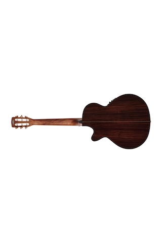 Cort Cec7 Elektro Klasik Gitar Naturel Doğal Parlaklıkta İnce Kesik Gövdeli İspanyol