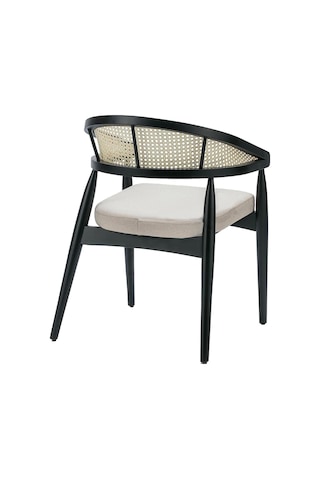 Gazel Sandalye Ahşap Gürgen 1 Adet Cafe,restaurant,mutfak,salon,yemek Odası Sandalyesi Siyah