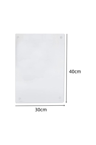 Fastbuy Şeffaf Akrilik Kesme Tahtası, 40x30cm, Kaymaz Matlı, Uzun Ömürlü, Profesyonel Ve Ev Kullanımı İçin Diğer