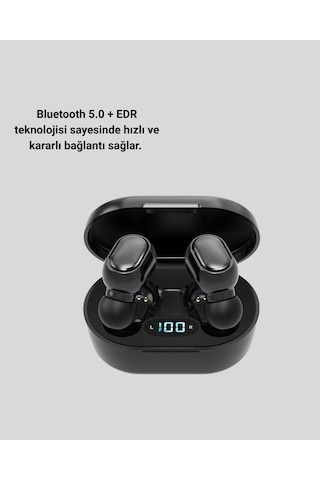 Gürültü Azaltmalı Mikrofonlu Bluetooth Kulaklık Yeni Nesil 3