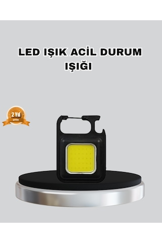 Usb Şarjlı 800 Lümen Led Fener Mini Boy, 3 Işık Modlu, Anahtarlık Tipi El Feneri