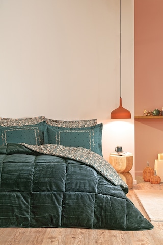 Puffy Lela Tek Kişilik Threefy Uyku Seti - Yeşil