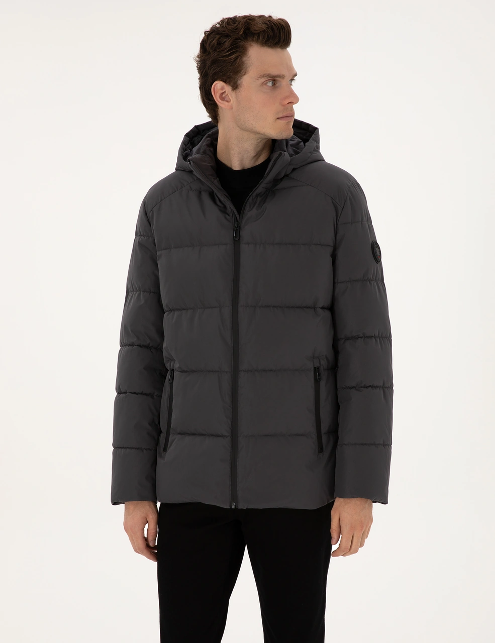 Pierre Cardin Erkek Mont 50313923-vr024 Gri