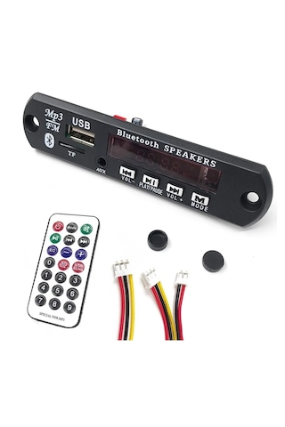 Mikrofonlu Bluetooth Radyo Usb Aux Sd Çalar 12V Teyp