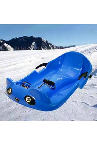 Homyl Çocuklar Kar Kızağı Kızak Çim Kum Kayan Yokuş Mavi