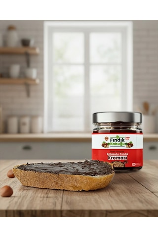 Fındık Kabuğu Fındık Parçacıklı Kakaolu %40 Fındık Kreması 200 Gr X 10 Paket