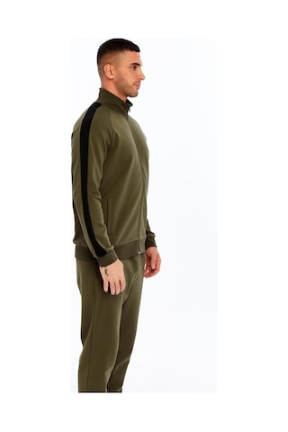 AR-MA Arma Erkek Slim Fit Reglan Kollu Fleto Cepli Tam Fermuar Dik Yaka Interlok Sweatshirt K30324989602 Haki