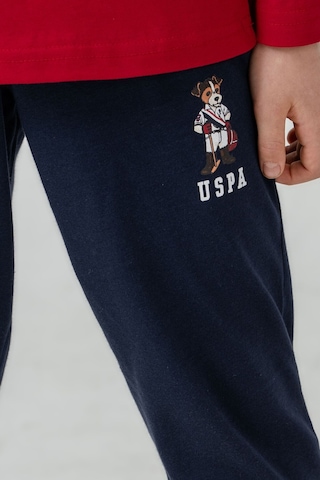 U.S. Polo Assn. Erkek Çocuk Pijama Takımı Baskılı Kırmızı Uzun Kol Pijama Takımı Us2639-c-v2 Us2639-c-v2