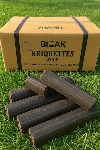 Bioak Briket Şömine Odunu 10 Kg
