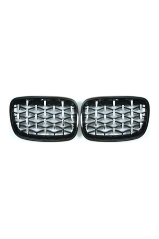 Bmw X5 E70 Diamond Ön Panjur Izgara 2006-2013 Arası Pianoblack