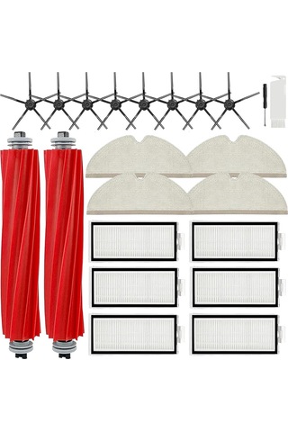 Sointeresting Roborock Q7 Q7+ Q7 Max Q7 Max+ Elektrikli Süpürge Yedek Parçaları Ana Fırça Hepa Filtre Yan Fırça Paspas Bezi