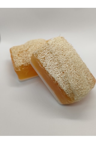 Doğal Kabak Lifli Ballı Keçi Sütlü Sabun2'li
