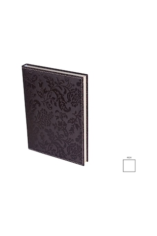 Deri Kapak Defter Ajanda Tarihsiz Düz 17X24 Cm Kahve N11.3512