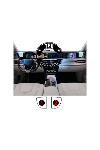 Togg T10f/t10x Sağ Ve Sol Piano Black Tpu Koruyucu 2 Li Set 2023-2026