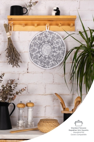 Şık Ve Pratik Demlematik: Pilav Demleme Örtüsü , Tencere Kapağı Bonesigri Zincir