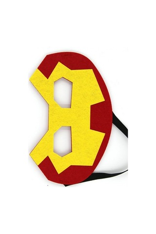 Schulzz Ironman Lastikli Keçe Çocuk Maske