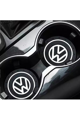 Vw Silikon Bardak Altlığı Volkswagen İle Uyumlu Polo Golf Passat