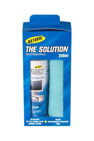 Ekran Temizleme Temizleyici, Lcd, Led, Cep, Gözlük, Doğal Temizleme, Temizlik Seti 250 Ml Temizleyici Seti, 30x30 Mikrofiber Bez
