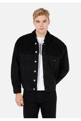 Colin's Colins Oversize Fit Düğmeli Astarsız Erkek Mavi Ceket Cl1071661 Q1.v1 Dn40501 Denim