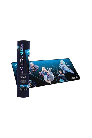 Logitech G840 Kda Oyun Klavyesi Mouse Pad Masa Matı