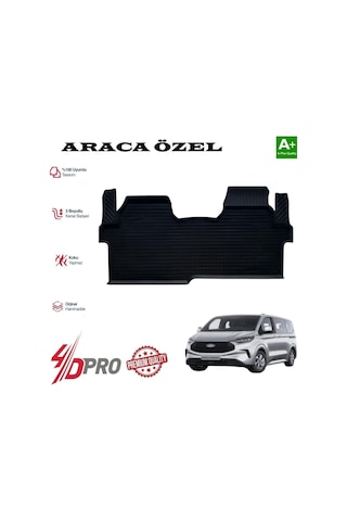 Tourneo Custom Uzun Şase 4d Havuzlu Kavuçuk Paspas 2025 2026 2027