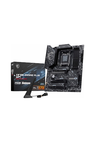 Msı X870e Gaming Plus Wifi Ddr5 8200mhz Oc M.2 Hdmı/usb-c Pcıe 5.0 Am5 Atx Anakart