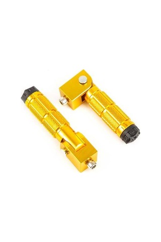 Ulzyvf Katlanır 8mm Motosiklet Pedalı - Kaymaz, Paslanmaz Alüminyum Ayaklık, Bisiklet/atv/utv Uyumlu