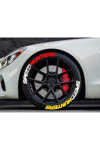 Speedhunters Çift Renk Lastik Yazısı Yeni Model - Motor Ve Araçlar Için Lastik Yazıları
