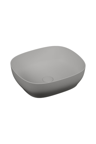 VitrA Outline 5994B476-0016 Çanak Lavabo Dikdörtgen Mat Taş Gri 45 x 40 CM