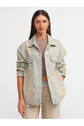 Dilvin Oversize Tint Yıkama Denim Mont Tint