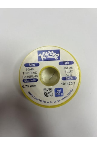 Kurtel 100gr 0,75mm Sn60/pb40 Lehim Teli