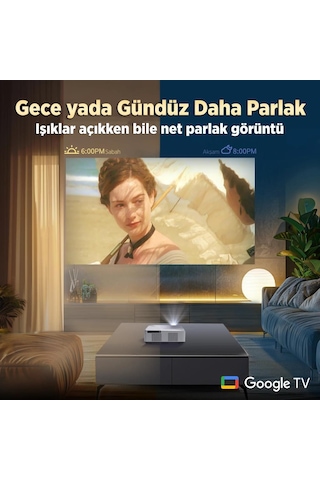 Vankyo Performance V700g Android Google Tv Hdr10+ 4k Destekli Projeksiyon Cihazı