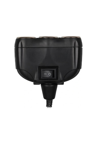 Olesson 1634 12-24v Tek Usb Girişli 120w 80cm Kablolu Dijital Voltaj Ekranlı 3'lü Araç Çakmak Çoklay