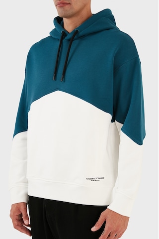 Armani Exchange Erkek Sweat 6rzmlb Zj4xz 21cn Lacivert-beyaz Beyaz