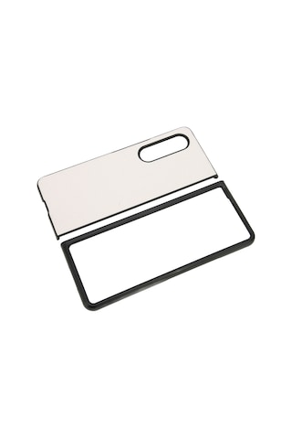 Galaxy Uyumlu Z Fold 3 Beyaz Işıltılı Kılıf Kaiyi