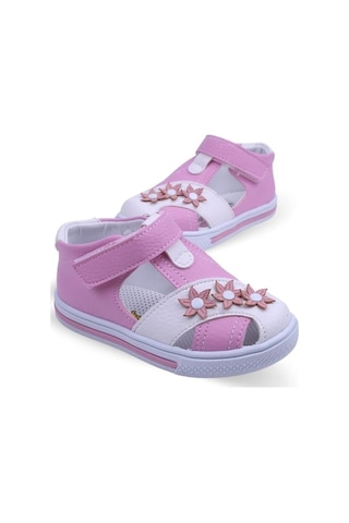 Papucsepeti Şirin Bebe 1716 Kız Bebek Ortopedik Ayakkabı Sandalet