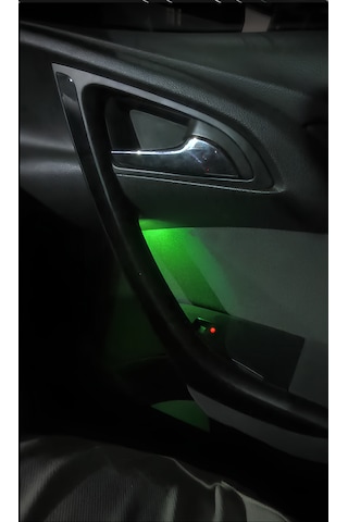 Opel Astra J Rgb Iç Kapı Led Ambiyans Aydınlatma 128 Renk App Kontrolü Uygulama İle Kontrol Edilebilir